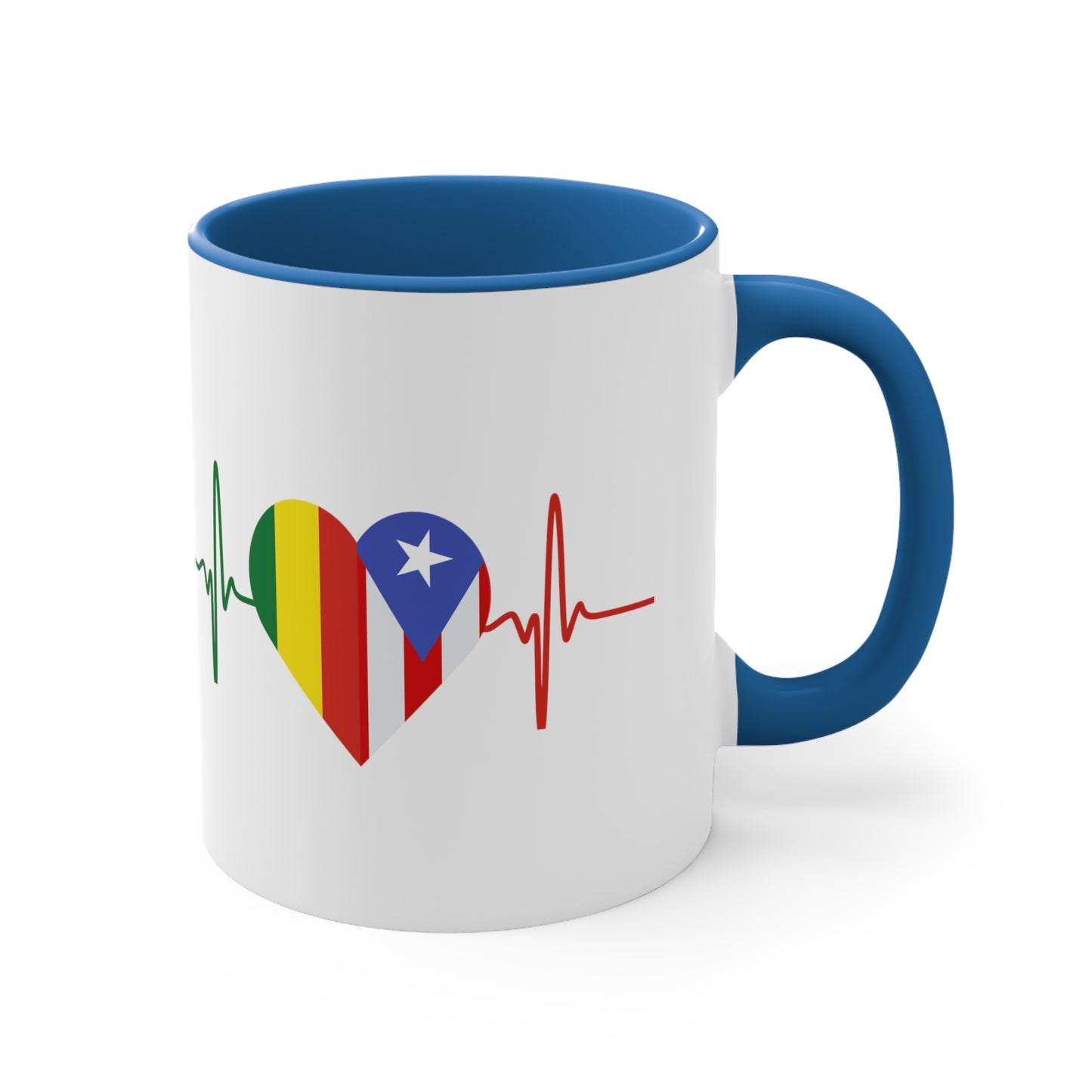 Bolivia y Puerto Rico Coffee Mug, 11oz