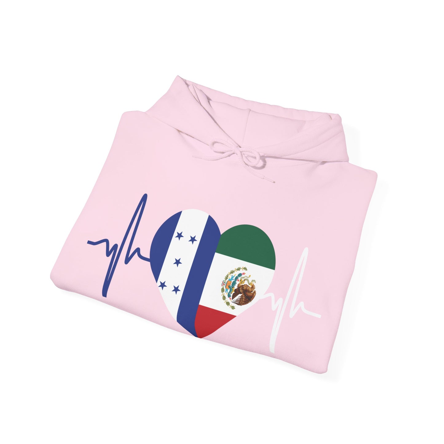 Mexico and Honduras Unisex Hooded Sweatshirt I Sudadera Unisexo México and Honduras
