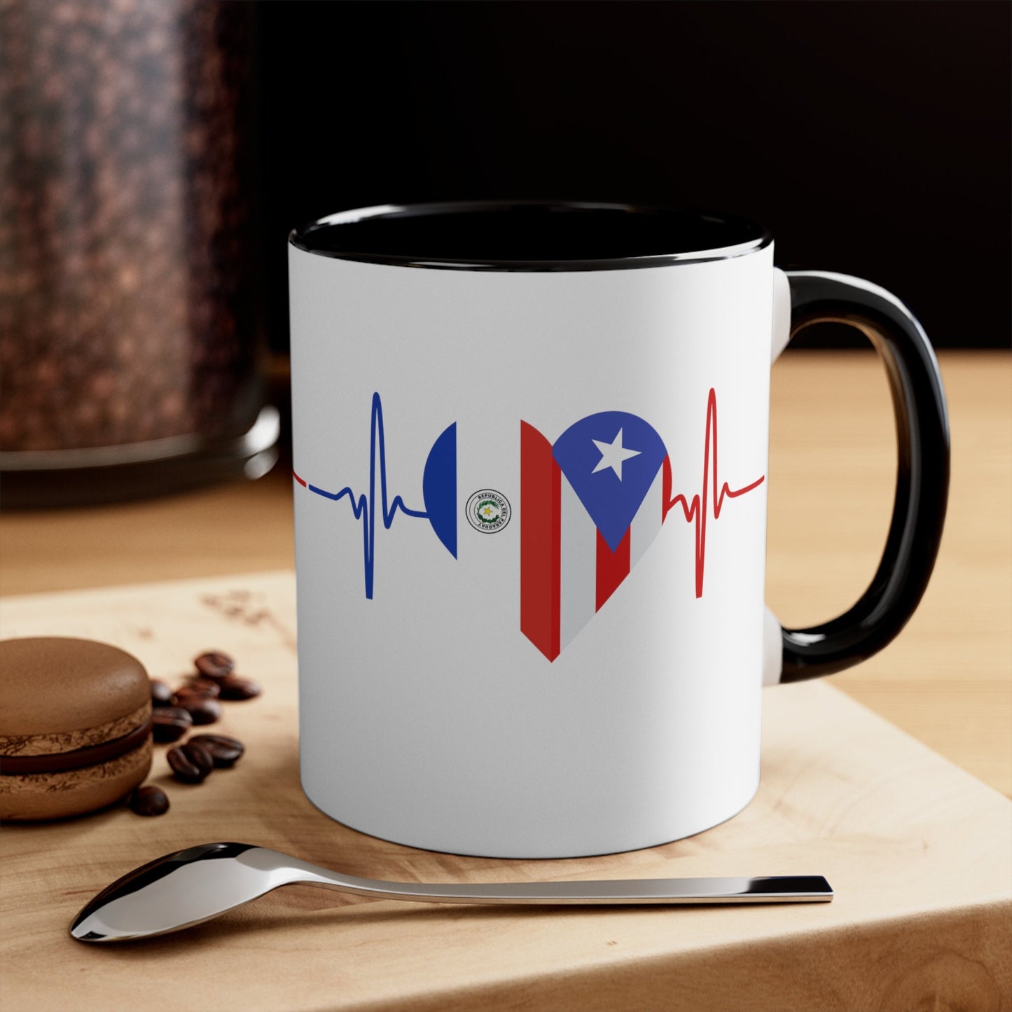 Paraguay and Puerto Rico Mug, 11oz