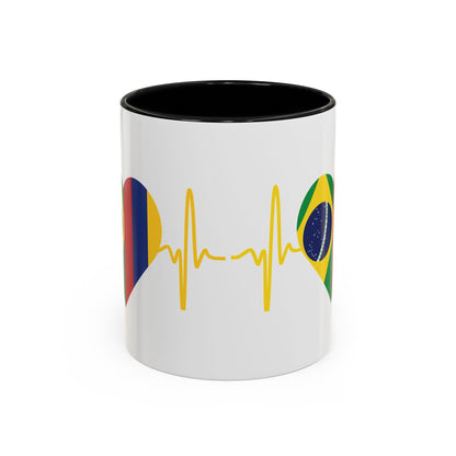 Colombia & Brazil Mug, 11oz