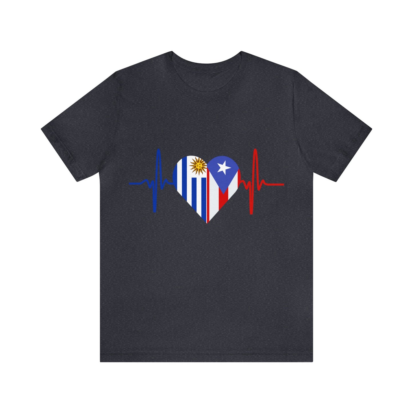 Uruguay and Puerto Rico Short Sleeve Tee