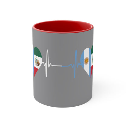 Mexico and Argentina Mug, 11oz