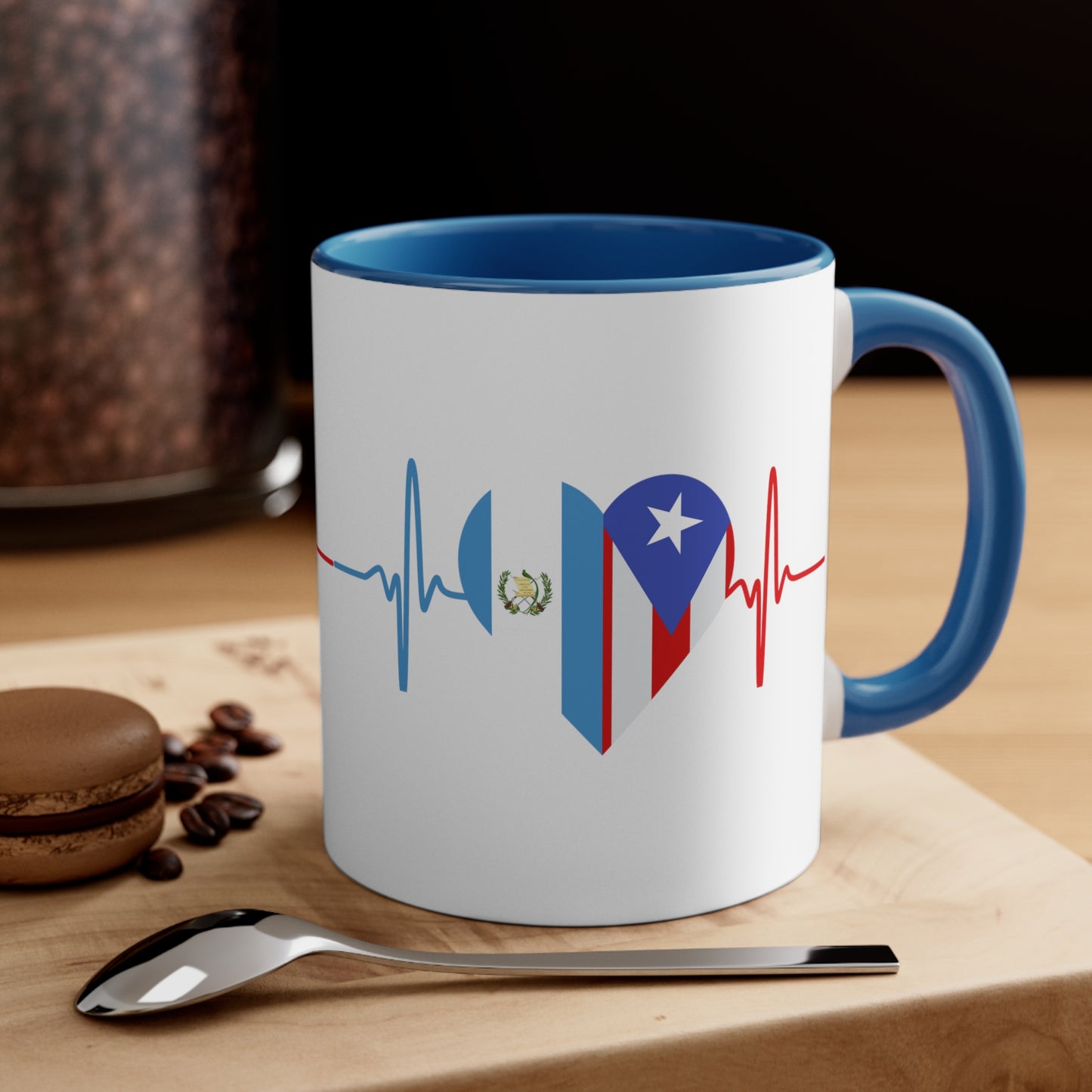 Guatemala and Puerto Rico Mug, 11oz