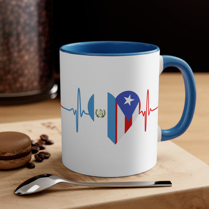 Guatemala and Puerto Rico Mug, 11oz