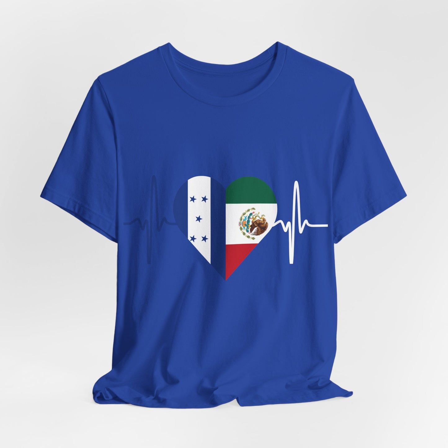 Honduras & Mexico Unisex Short Sleeve Tee, Camisa Unisexo manga corta México y Honduras I Cultura Mexicana y Hondureños
