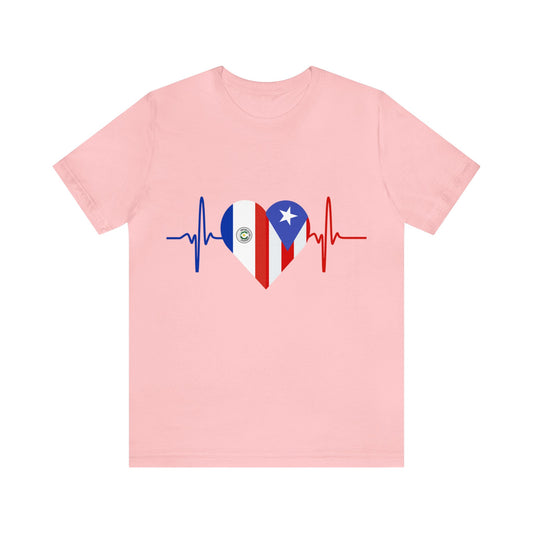 Paraguay and Puerto Rico Short Sleeve Tee