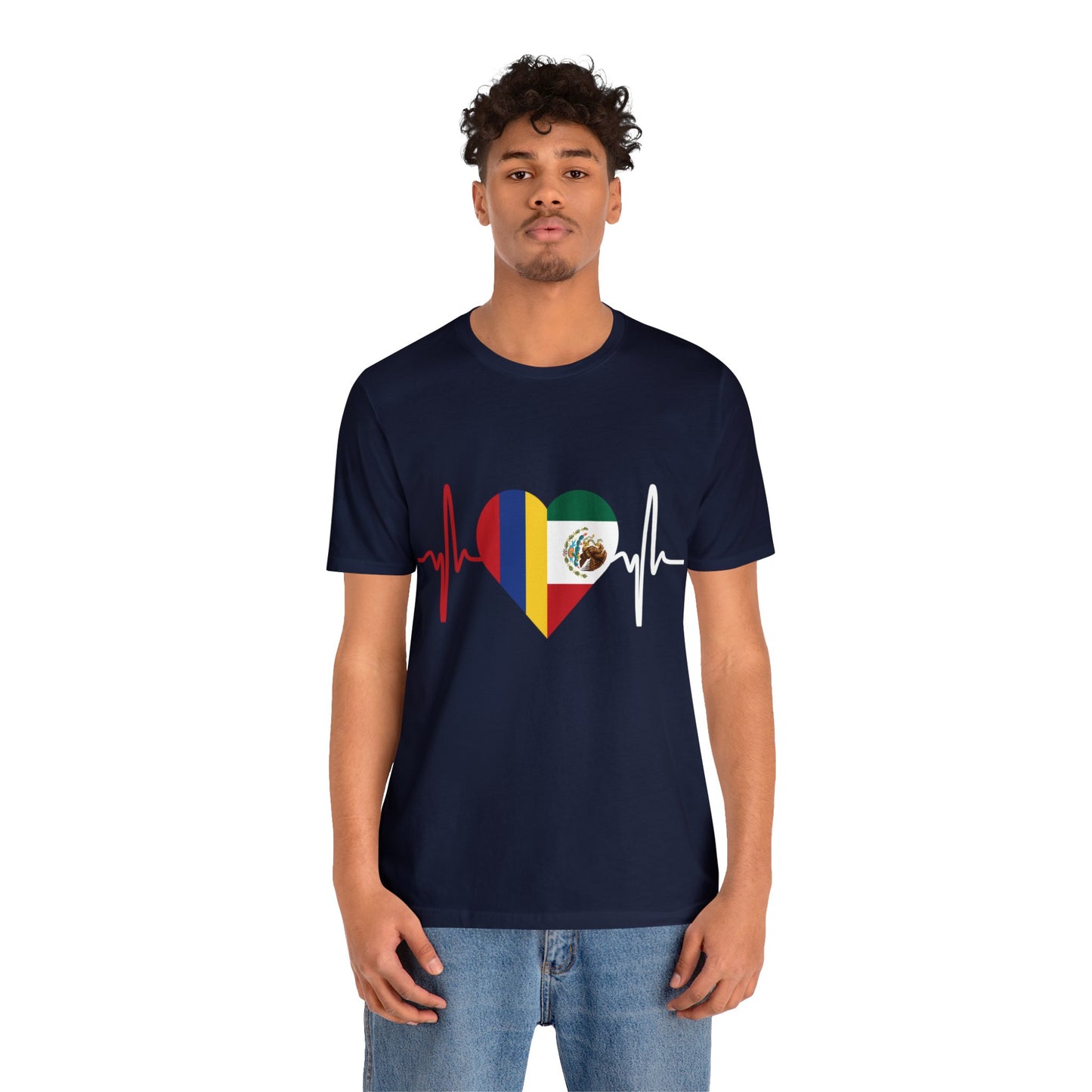 Colombia & México Unisex Short Sleeve Tee I Camisa Unisexo manga corta Colombia y México