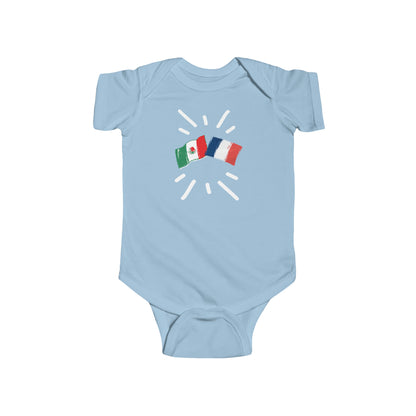 Infant France and Mexico Bodysuit