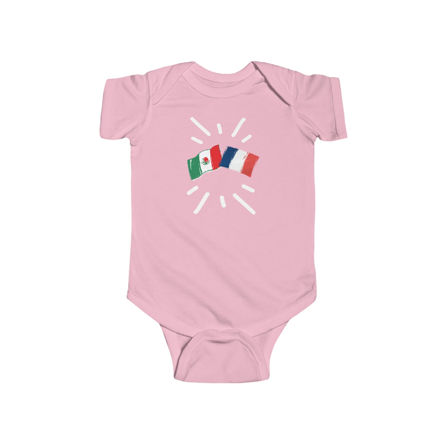 Infant France and Mexico Bodysuit