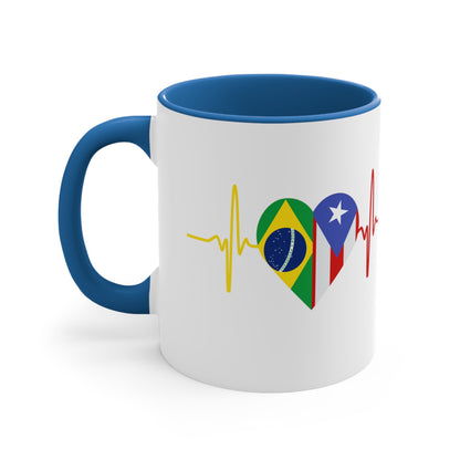 Brazil and Puerto Rico Mug, 11oz