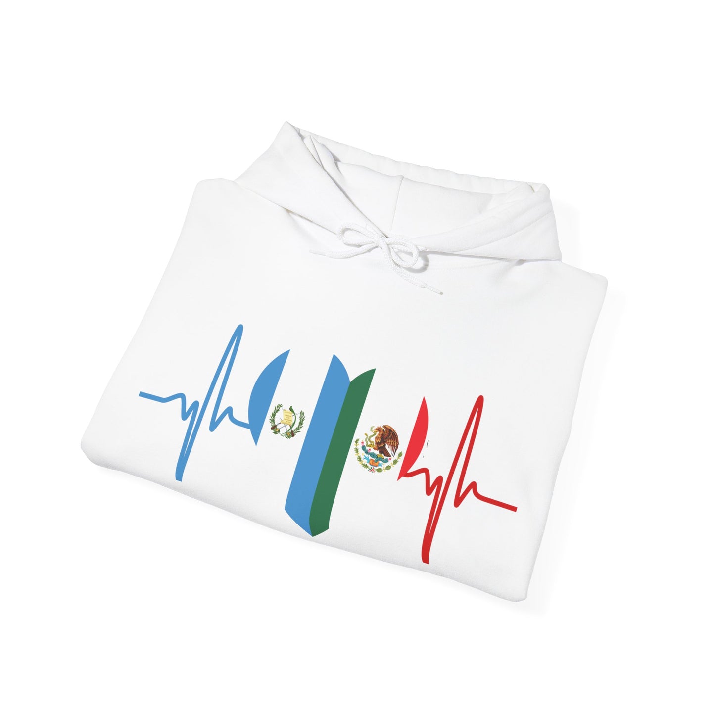 Guatemala and Mexico Unisex Hooded Sweatshirt I Sudadera Unisexo México and Guatemala