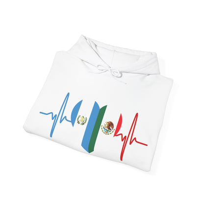 Guatemala and Mexico Unisex Hooded Sweatshirt I Sudadera Unisexo México and Guatemala