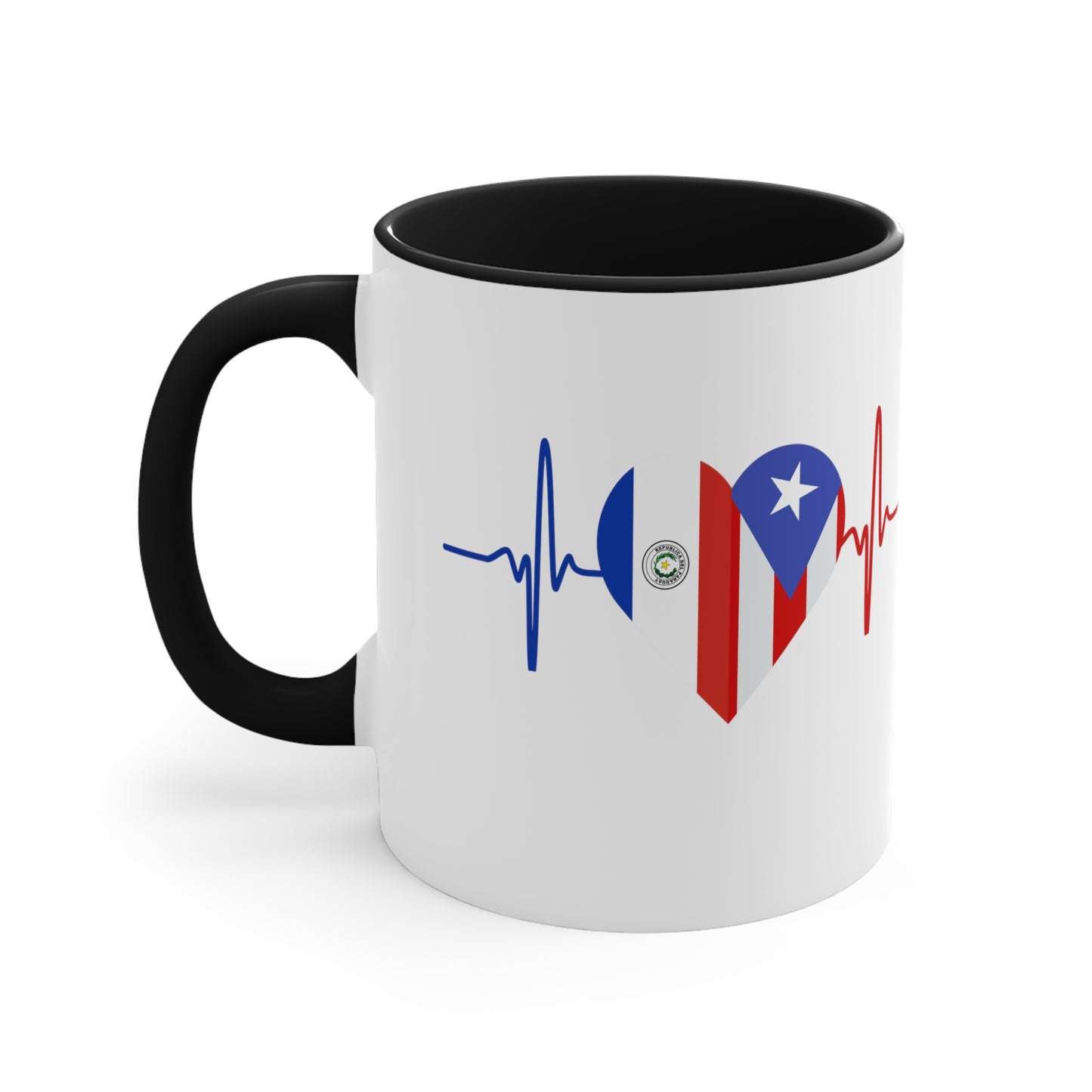 Paraguay and Puerto Rico Mug, 11oz