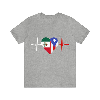 Mexico and Puerto Rico Short Sleeve Tee