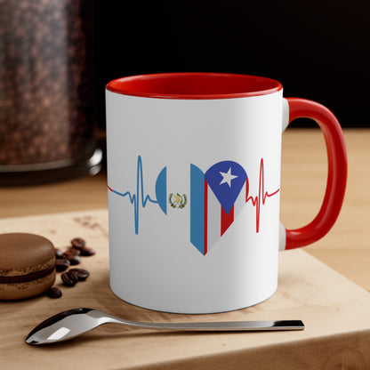 Guatemala and Puerto Rico Mug, 11oz
