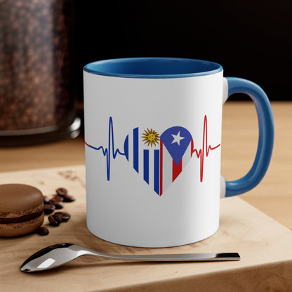 Uruguay and Puerto Rico Mug, 11oz