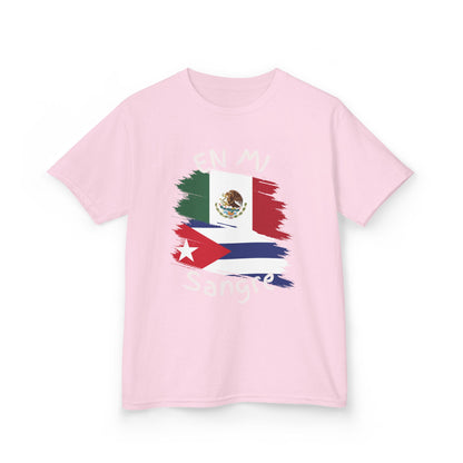 Cuba and Mexico Kids Tee I Camiseta para Niños Cuba y México