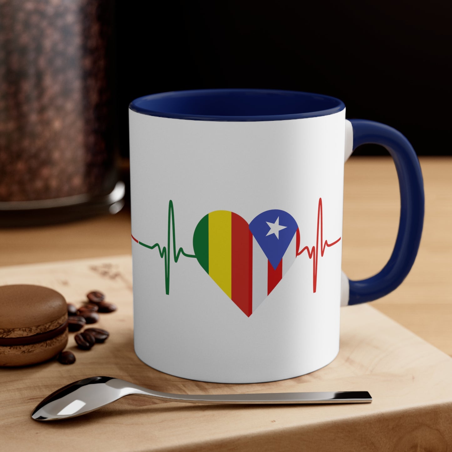 Bolivia y Puerto Rico Coffee Mug, 11oz