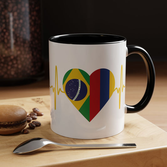 Colombia & Brazil Mug, 11oz