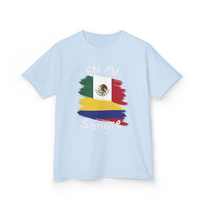 Mexico & Colombia Kids Tee I Camiseta para Niños Mexico y Colombia