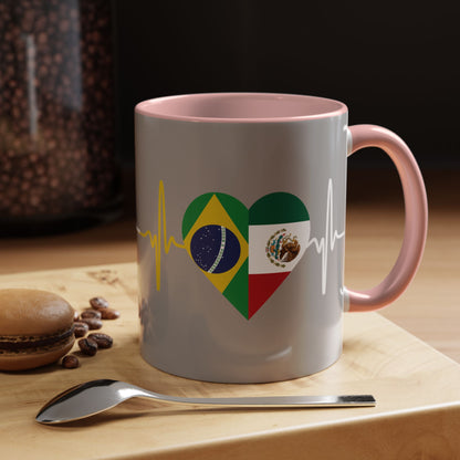 Mexico & Brazil Mug, 11oz
