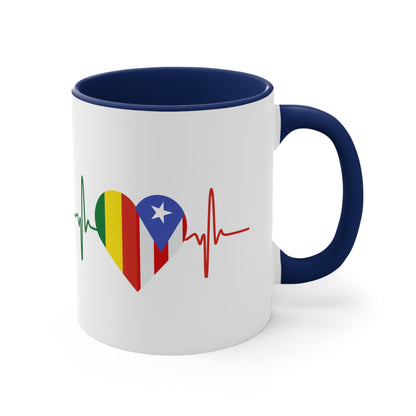 Bolivia y Puerto Rico Coffee Mug, 11oz