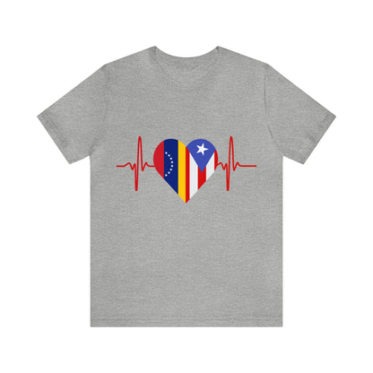 Venezuela and Puerto Rico Short Sleeve Tee