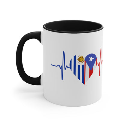 Uruguay and Puerto Rico Mug, 11oz