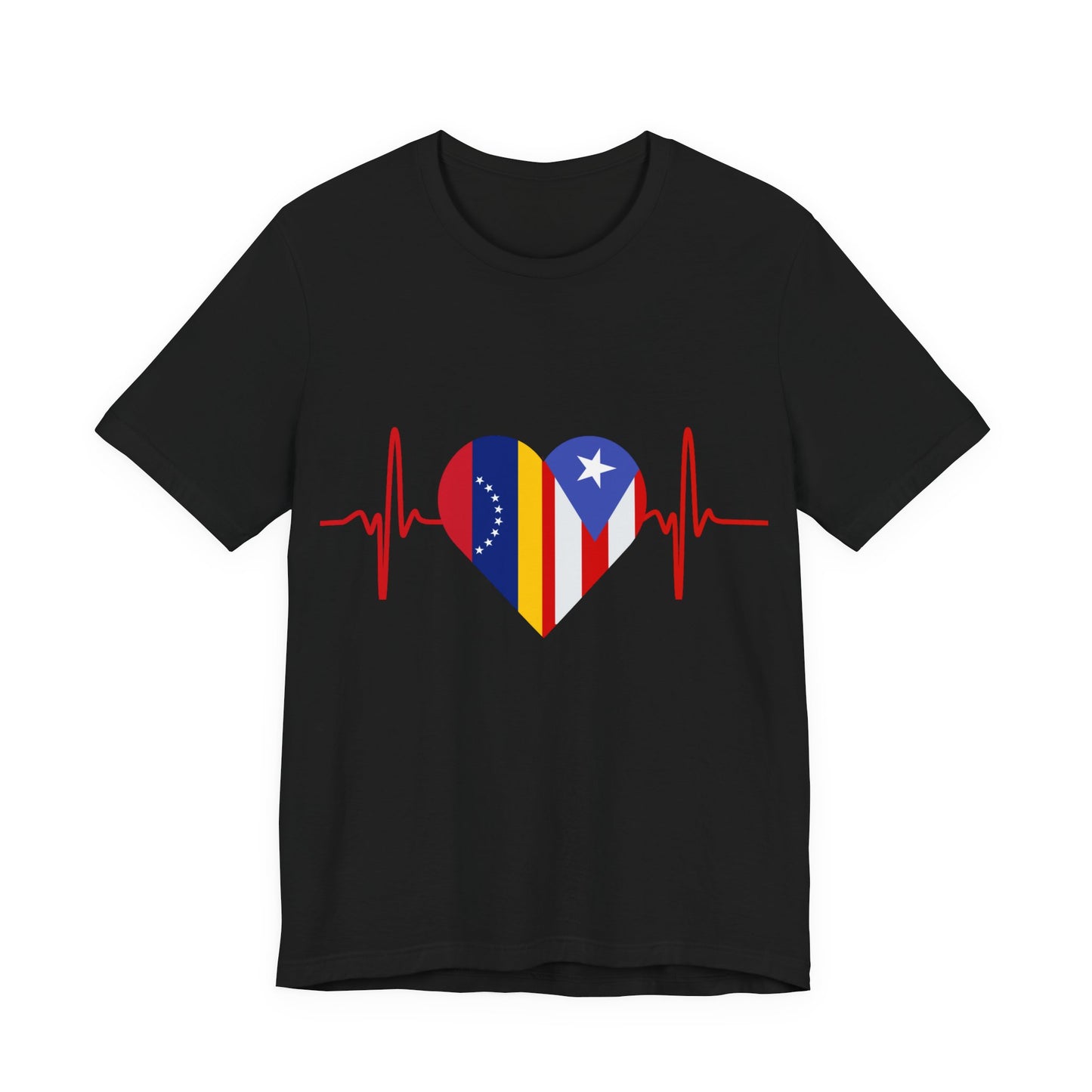 Venezuela and Puerto Rico Short Sleeve Tee