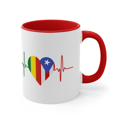 Bolivia y Puerto Rico Coffee Mug, 11oz