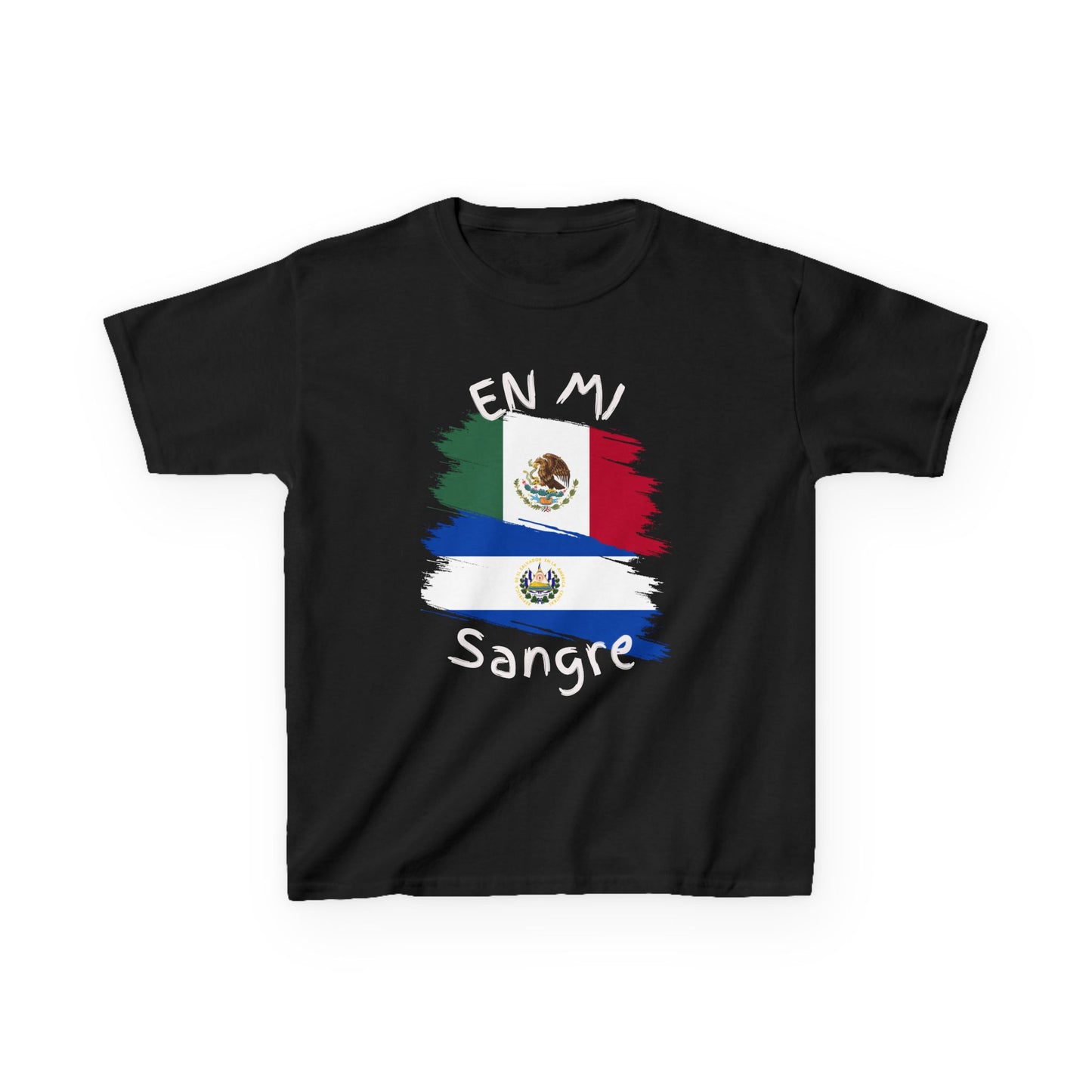 El Salvador & Mexico Kids Tee I Camiseta para Niños  El Salvador y Mexico  I Cultura Salvadoreña y Mexicana