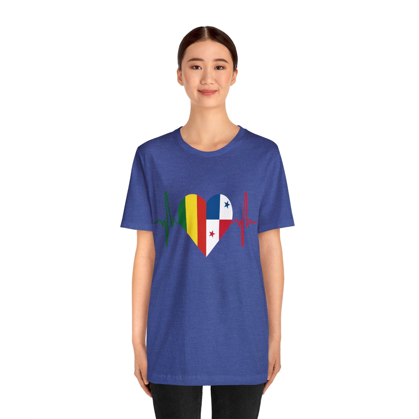 Bolivia & Panama Unisex Short Sleeve Tee, Camisa Unisexo manga corta Bolivia y Panamá