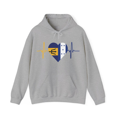 Barbados and Honduras Unisex Hooded Sweatshirt I Sudadera Unisexo Barbados y Honduras
