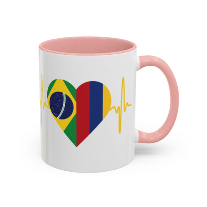 Colombia & Brazil Mug, 11oz