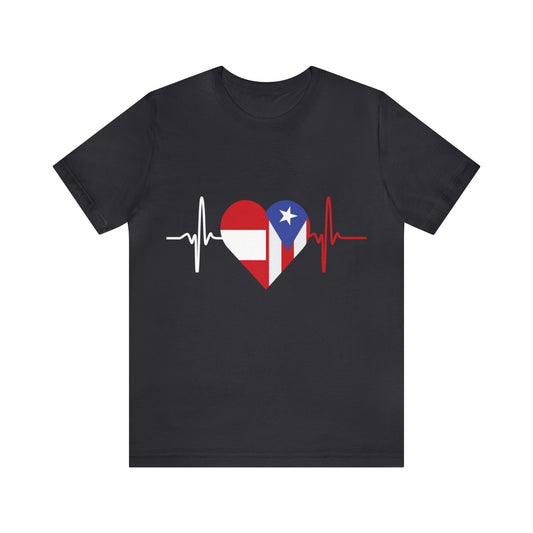 Peru and Puerto Rico Short Sleeve Tee