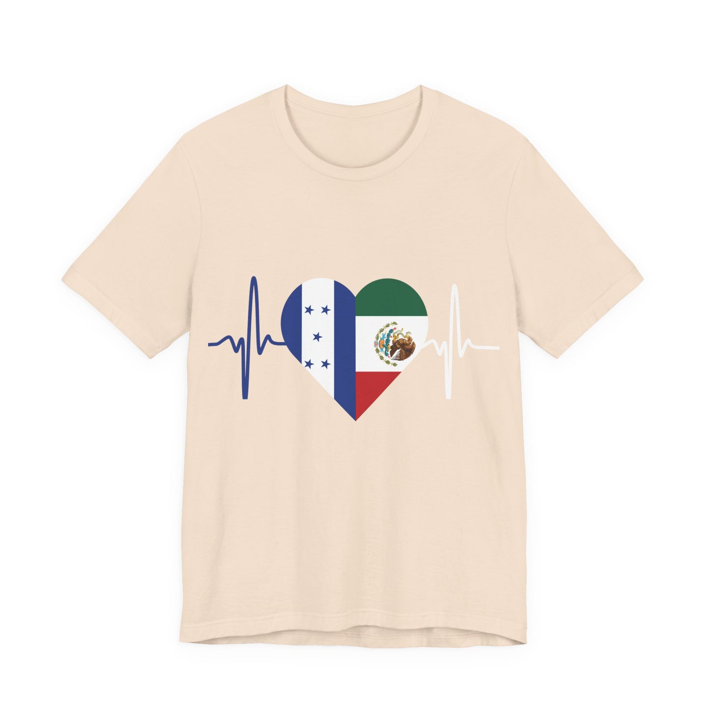 Honduras & Mexico Unisex Short Sleeve Tee, Camisa Unisexo manga corta México y Honduras I Cultura Mexicana y Hondureños