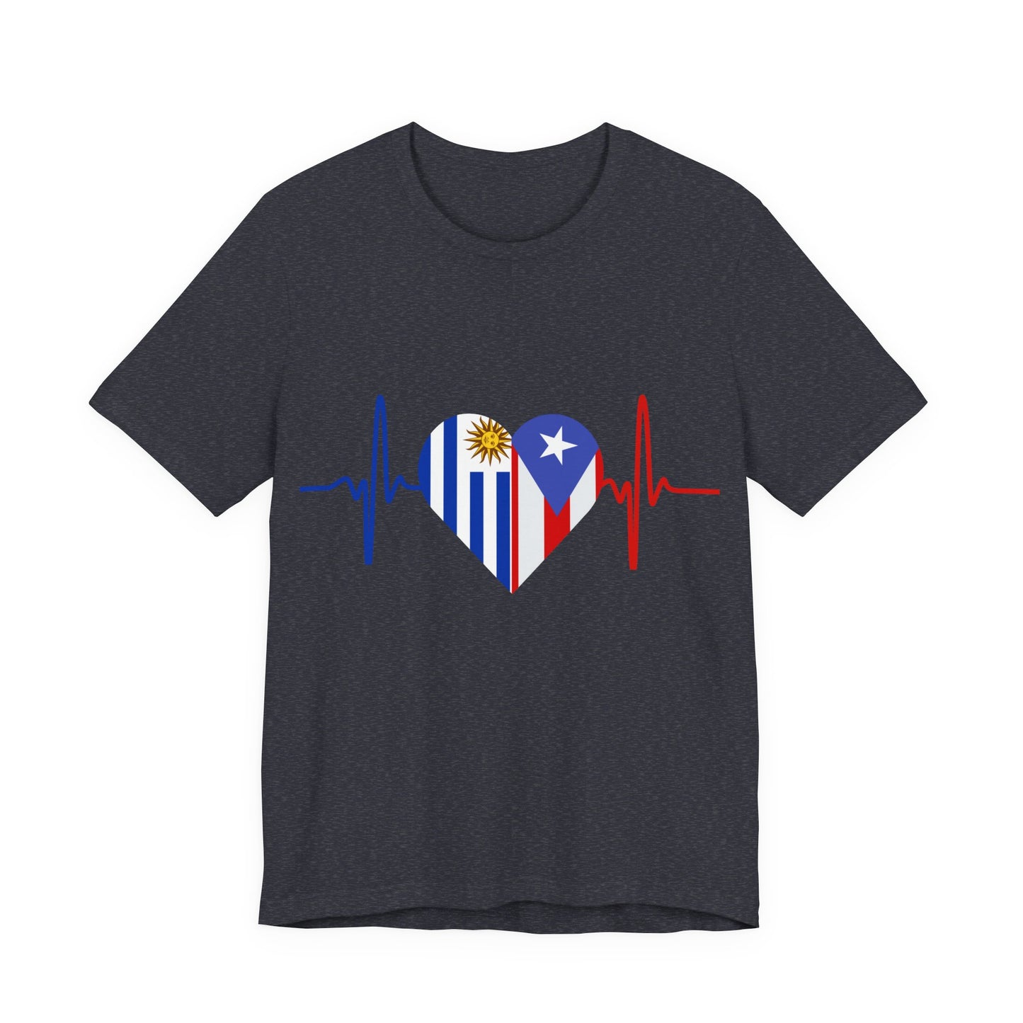 Uruguay and Puerto Rico Short Sleeve Tee