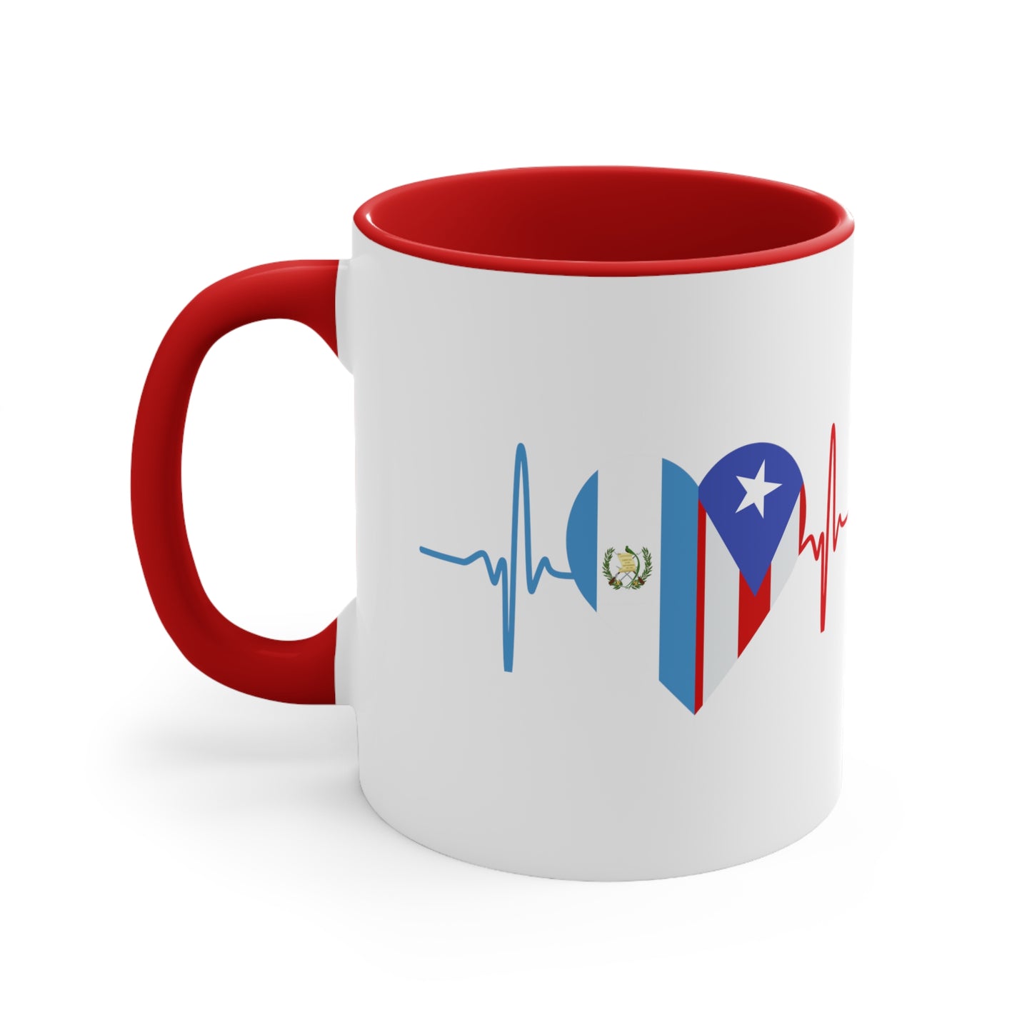 Guatemala and Puerto Rico Mug, 11oz