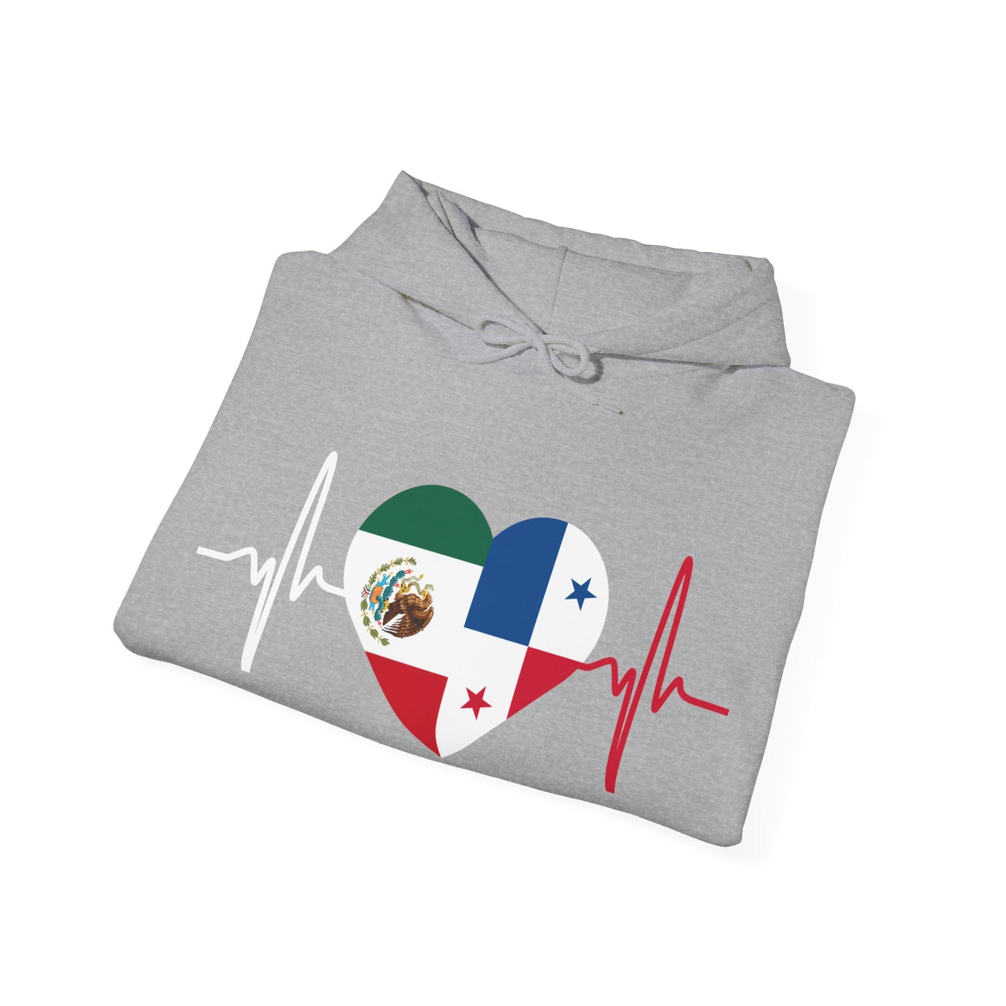 Mexico and Panama Unisex Hooded Sweatshirt I Sudadera Unisexo México and Panama