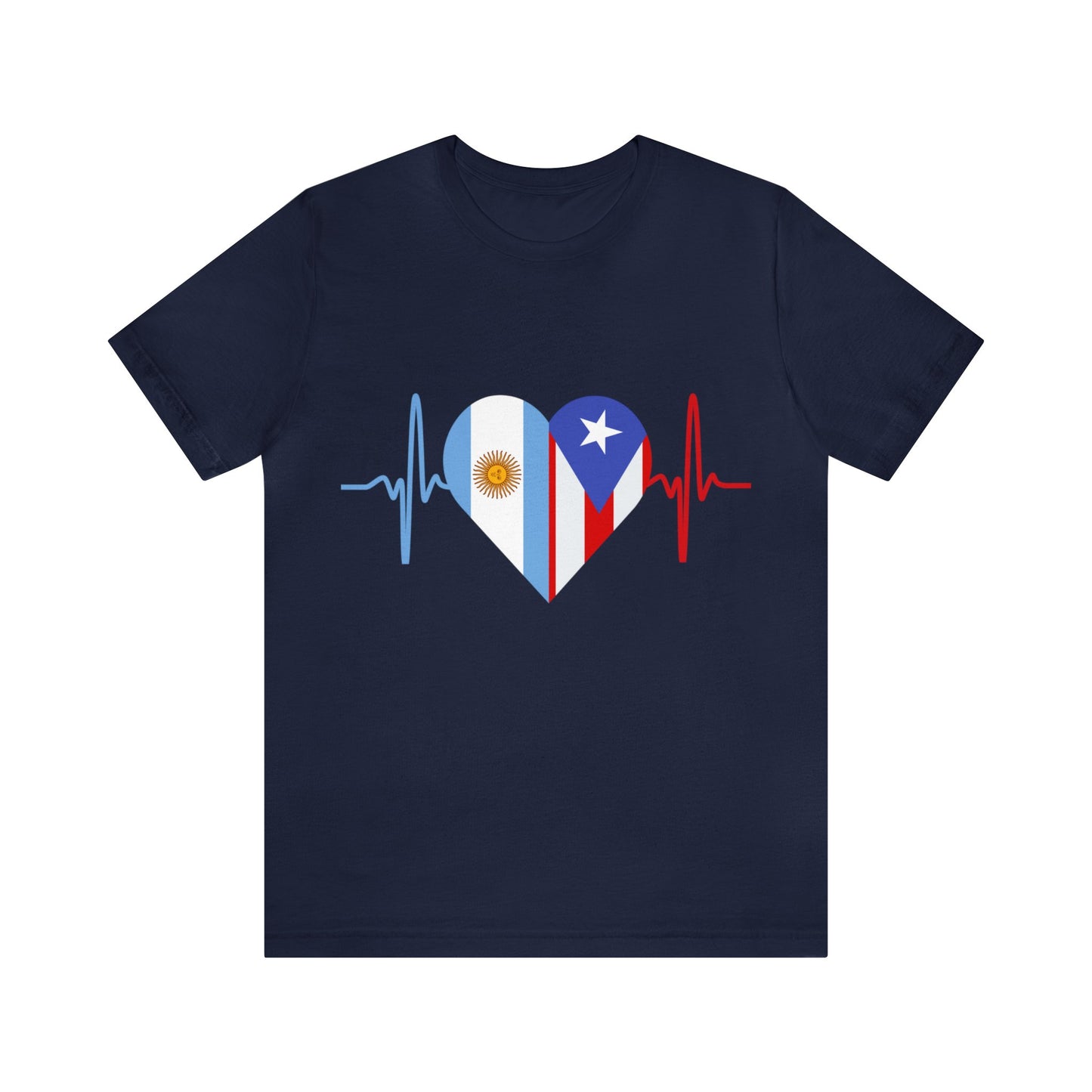 Argentina and Puerto Rico Short Sleeve Tee