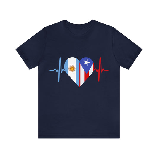 Argentina and Puerto Rico Short Sleeve Tee