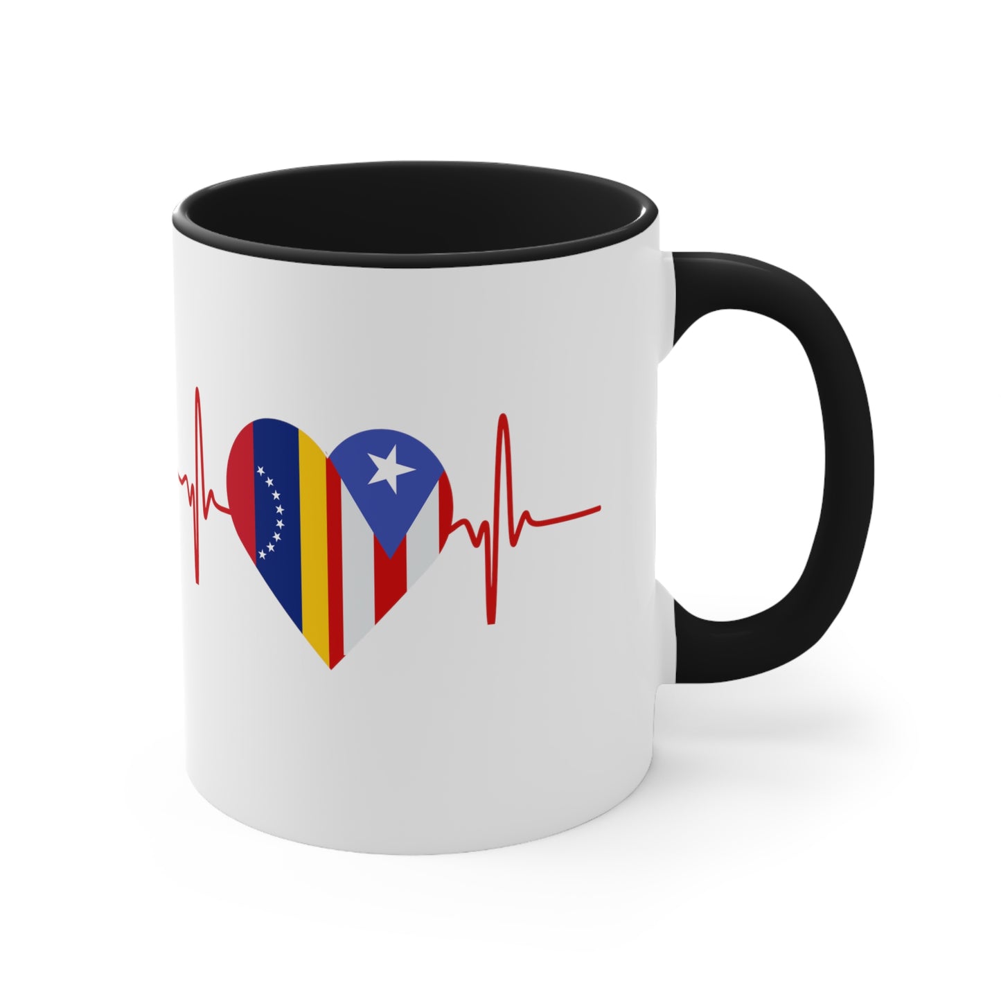 Venezuela and Puerto Rico Mug, 11oz