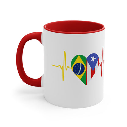 Brazil and Puerto Rico Mug, 11oz