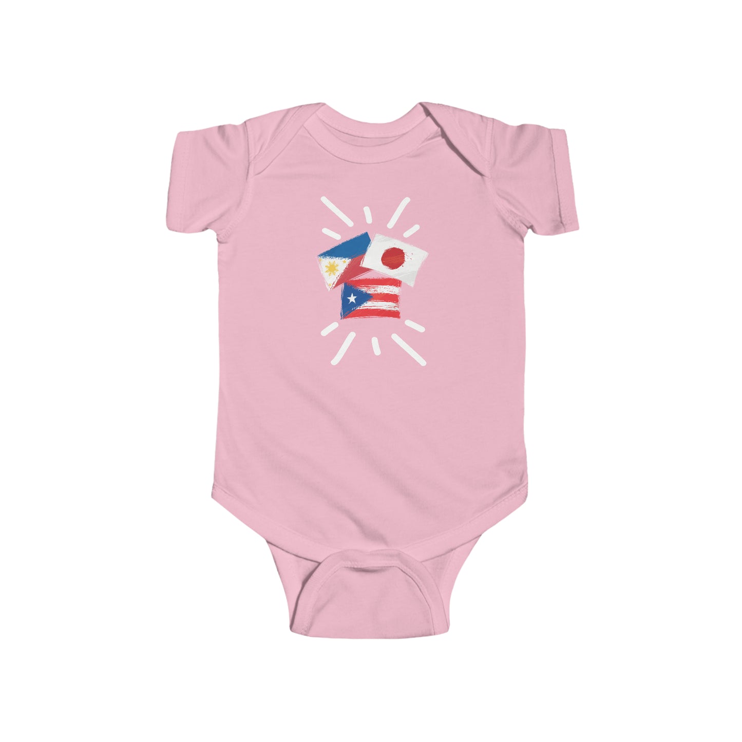 Infant Philippines, Japan & Puerto Rico Bodysuit
