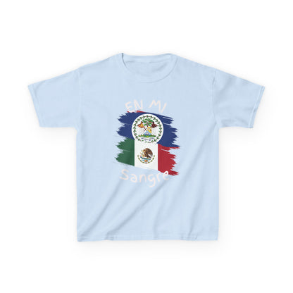 Belize and Mexico Kids Tee I Camiseta para Niños Belize y Mexico