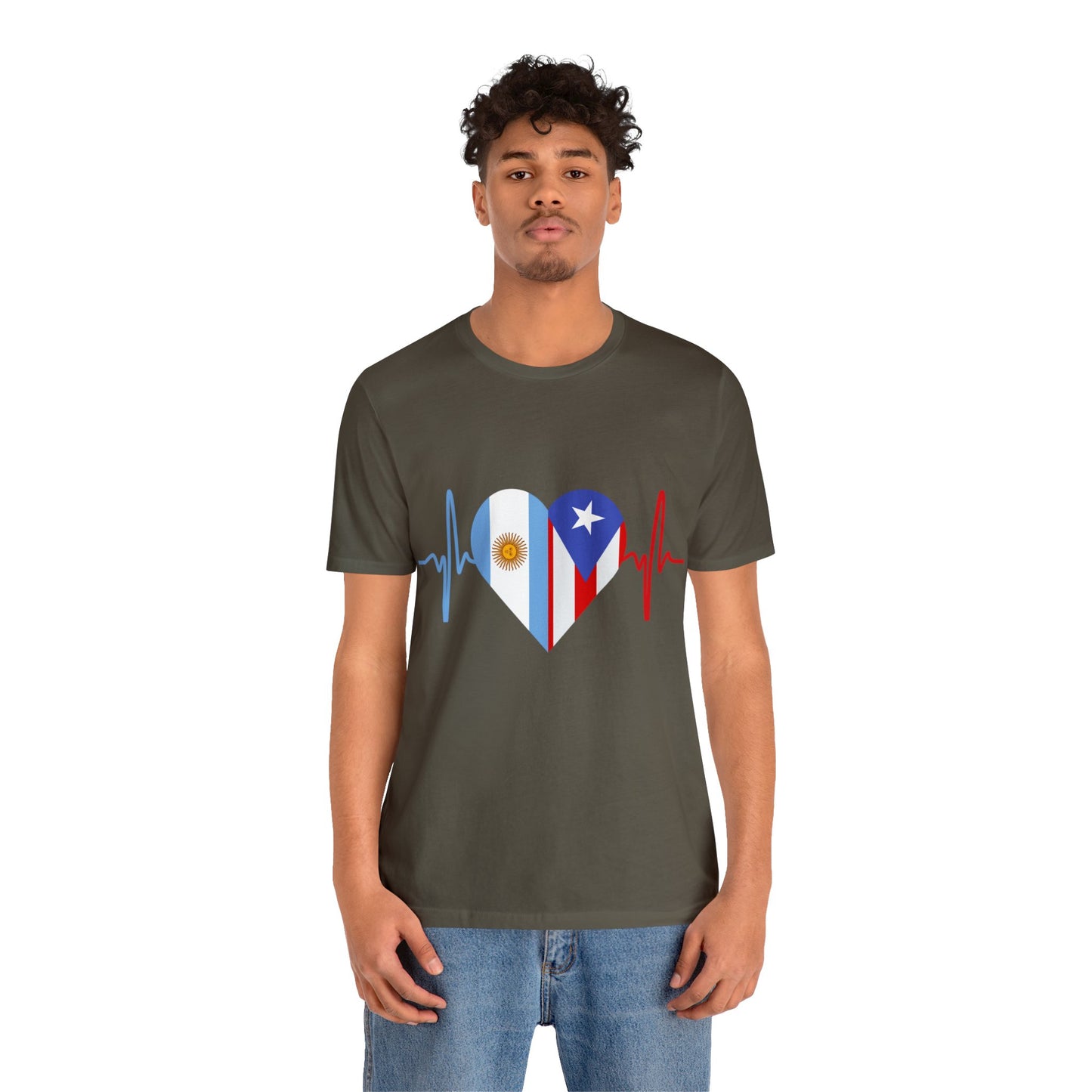 Argentina and Puerto Rico Short Sleeve Tee