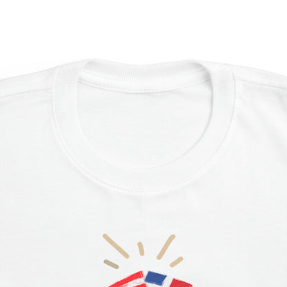 Dominican Republic, Puerto Rico, Ecuador Toddler Tee I Camiseta para Toddler Puerto Rico, República Dominicana y Ecuador