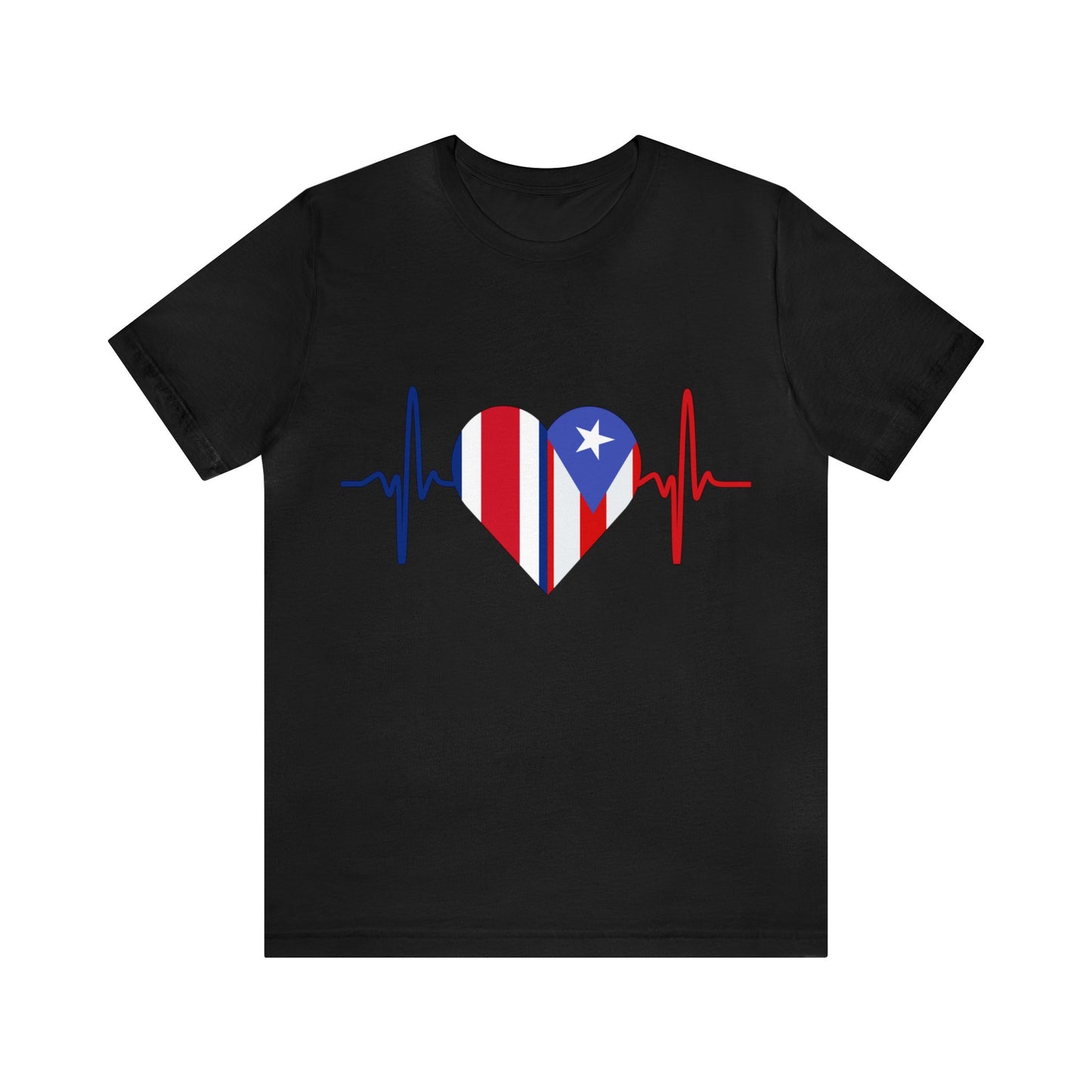 Costa Rica and Puerto Rico Short Sleeve Tee