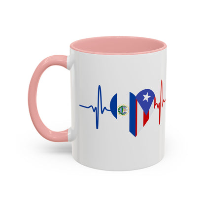 El Salvador and Puerto Rico Mug, 11oz