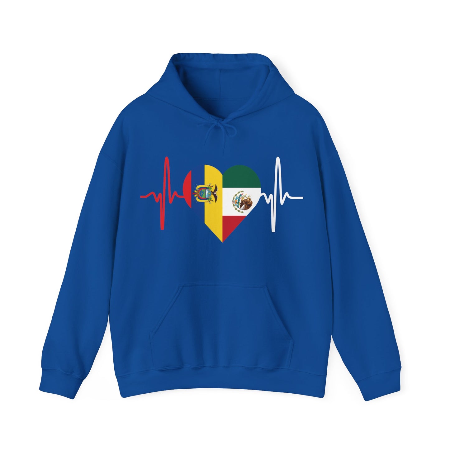 Ecuador & Mexican Unisex Hooded Sweatshirt I Sudadera Unisexo México y Ecuador